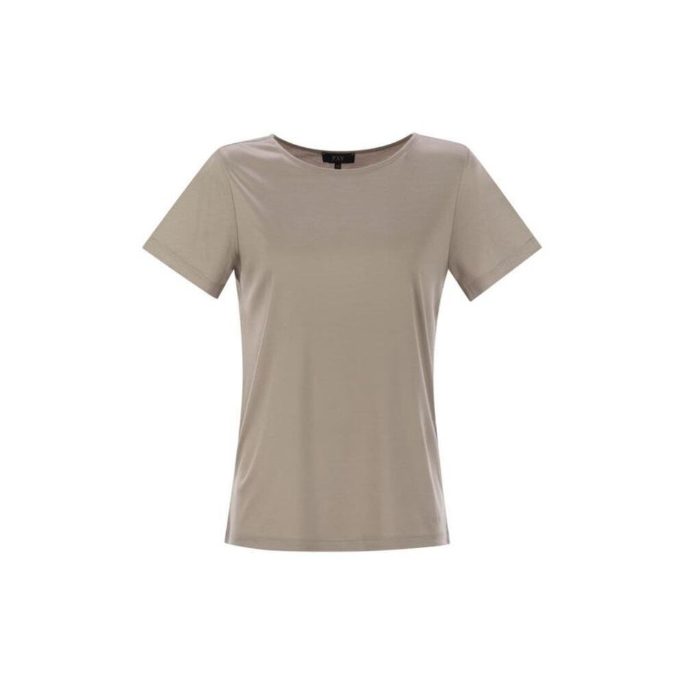 FAY Women's Cotton T-Shirt Women TURTLEDOVE T-Shirts & Tops